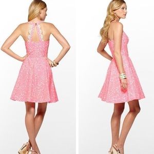 Lilly Pulitzer hot pink dress